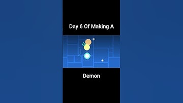 Day 6 Of Making A Demon In Geometry Dash  #geometrydash #gdupdate #gd #shorts #gaming #gmd #gddemon