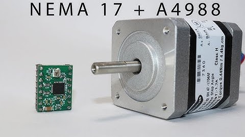 How to Drive Nema 17 stepper motor using A4988 Driver