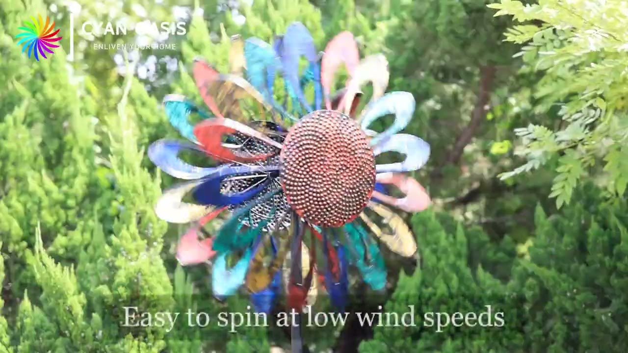 Beautiful Cyan Oasis Wind Spinners YouTube