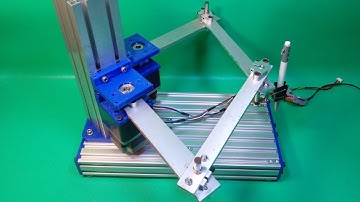 Scara DIY Robot Homemade Parallel Dual Arm Robotic Acrylic 3D Printer  #scara #robot #diy
