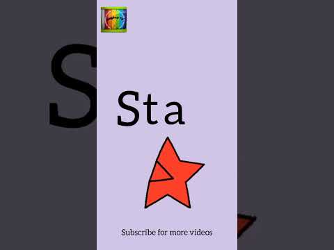 Star Shape Shape Names Shape Spelling