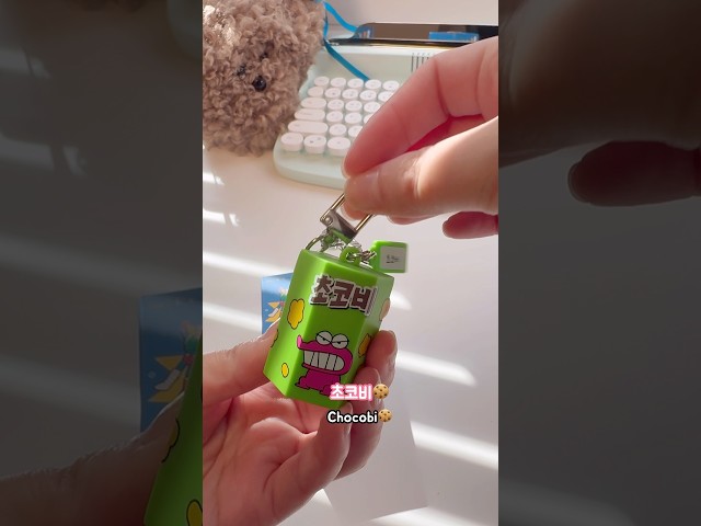 짱구 랜덤 미니어처 키링 언박싱🎁 소품들이라 더 귀엽자나~Crayon Shin Chan Miniature Key Ring Unboxing 🎁#asmr#blindbox