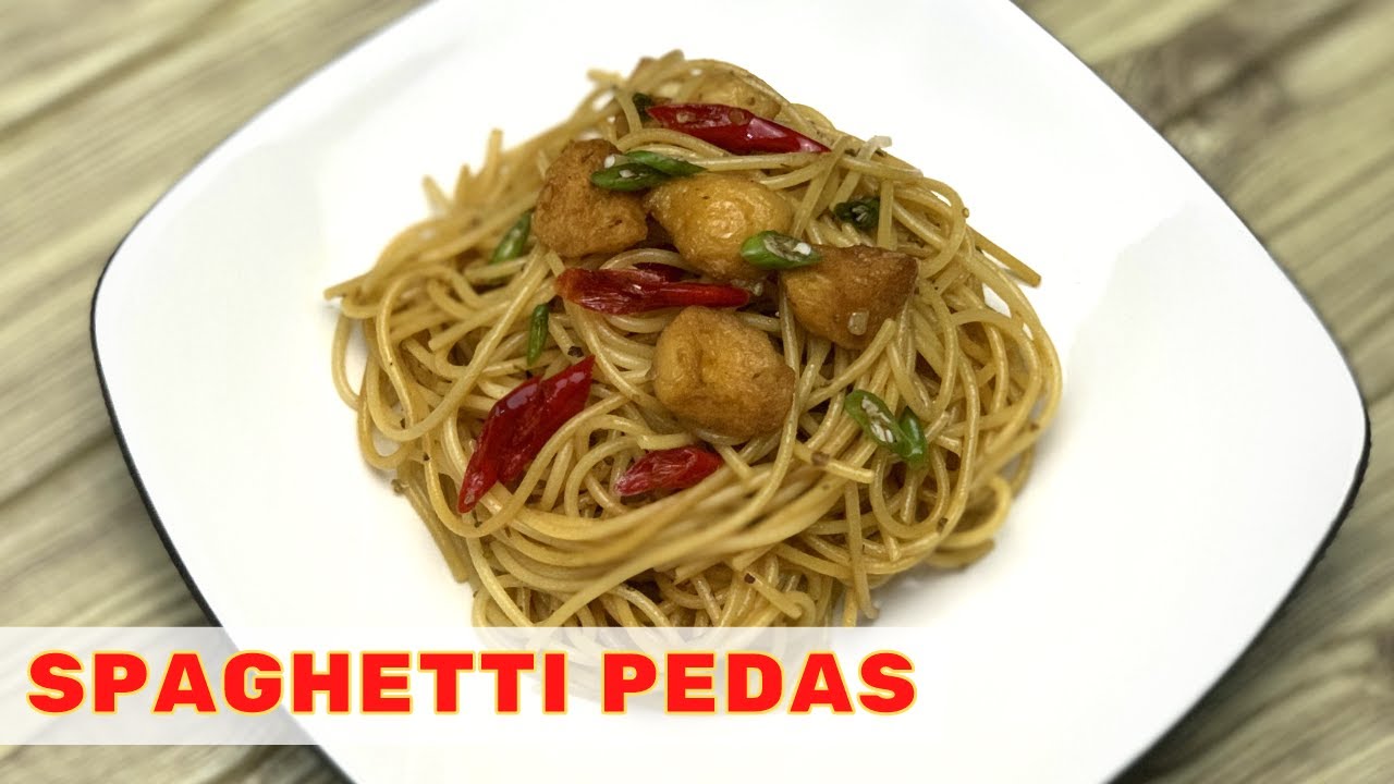 RESEP SPAGHETTI PEDAS OLAHAN SPAGHETTI, BEDA TAPI NIKMAT YouTube