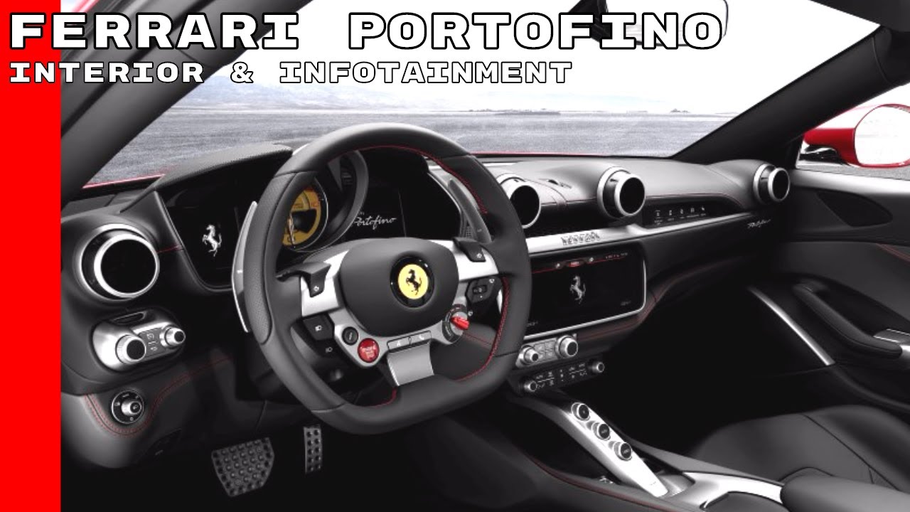 Ferrari Portofino Interior Infotainment System