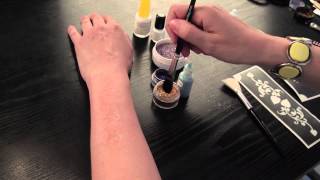 Csillámtetoválás Szabad Kézzel Csajos Indák