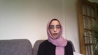 Williamwood High School Election 2020 - Mahdiya's Speech