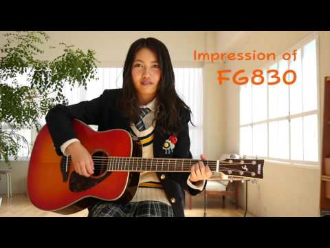 井上苑子 meets Yamaha FG&amp;FS series