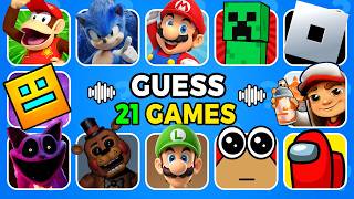 🎮🎵😱 Guess GAMES by the SONG 🎧🔥 | Minutes of Games 😎 Mario Bros ❤️ Minecraft 💚 Sonic 💙 Pac-Man ❤️ screenshot 4