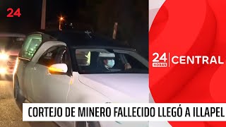Cortejo de minero fallecido llegó a Illapel | 24 Horas TVN Chile