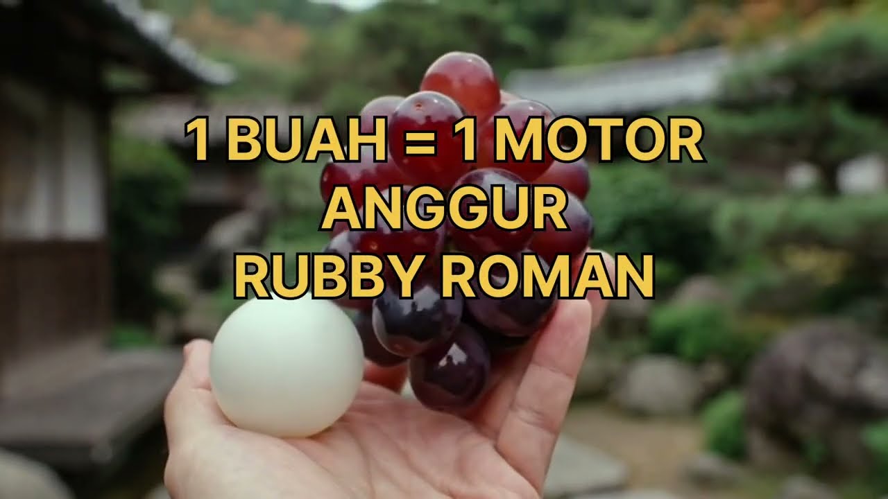 ANGGUR RUBBY ROMAN ANGGUR TERMAHAL DI DUNIA - PETANI ANGGUR