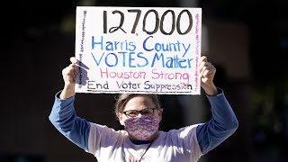 Drive-thru voting locations to be limited to Toyota Center only in Harris County on Election Day