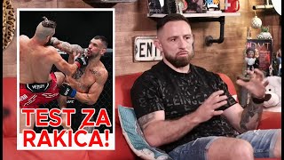 Uroš Jurišić o porazu Rakića: 'Ovo je sada test, proći će ga i postati UFC prvak!'