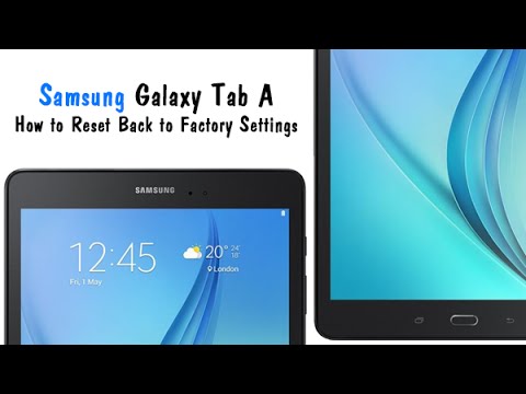 Samsung Galaxy Tab A7 Hard Reset