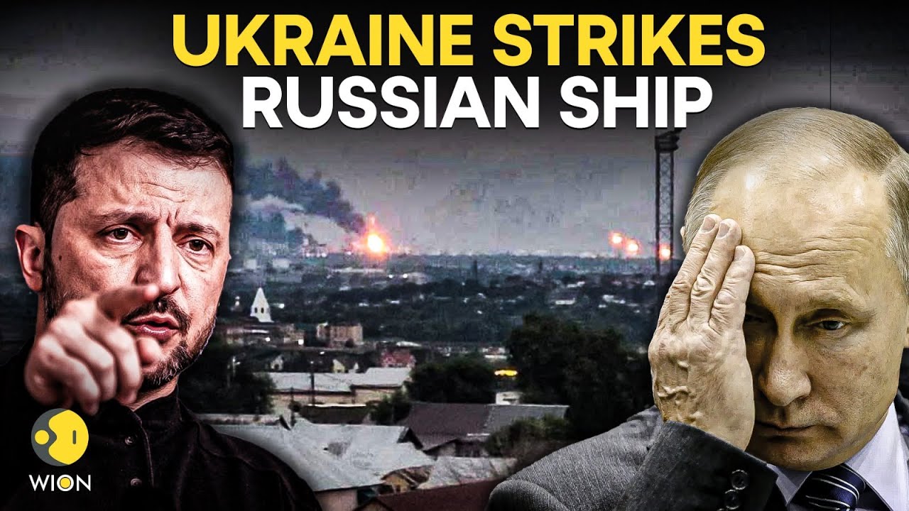 Russia-Ukraine LIVE:  Zelensky's MASSIVE Strike! Russian Ship Carrying Iranian Drone Parts Dest