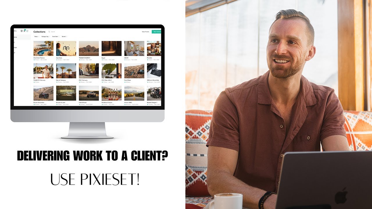 Delivering work to a client has never been easier thanks to Pixieset!