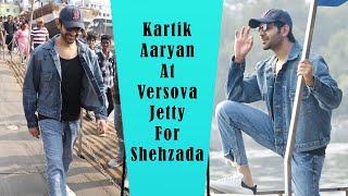 Kartik Aaryan At Versova Jetty For Shehzada