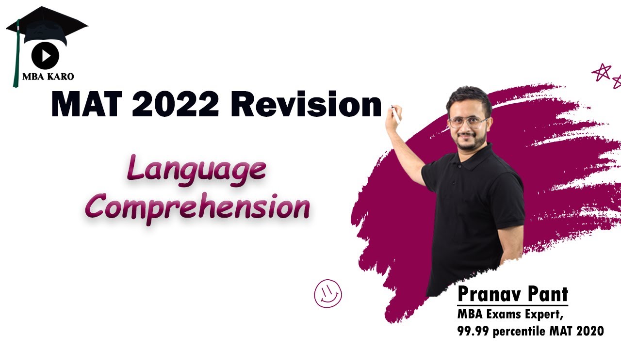 MAT 2022 Revision Language Comprehension Tricks and Tips to Solve