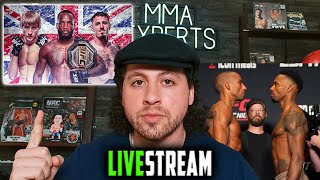UFC 304 PREDICTIONS! LEON 50-45'S BELAL? UFC WEIGH IN REACTION! - LIVESTREAM QNA