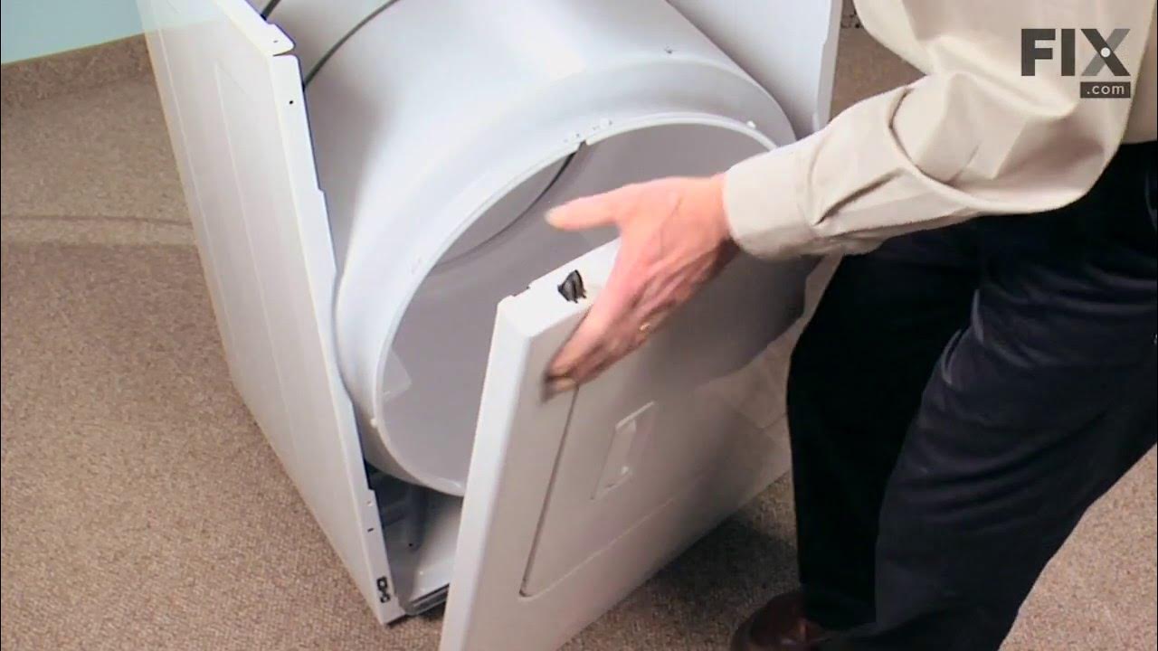Kenmore Dryer Repair How to replace the Drum Support Rollers YouTube