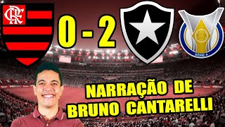 Flamengo 0 x 2 Botafogo - Narração de Bruno Cantarelli pela Rádio Transamérica