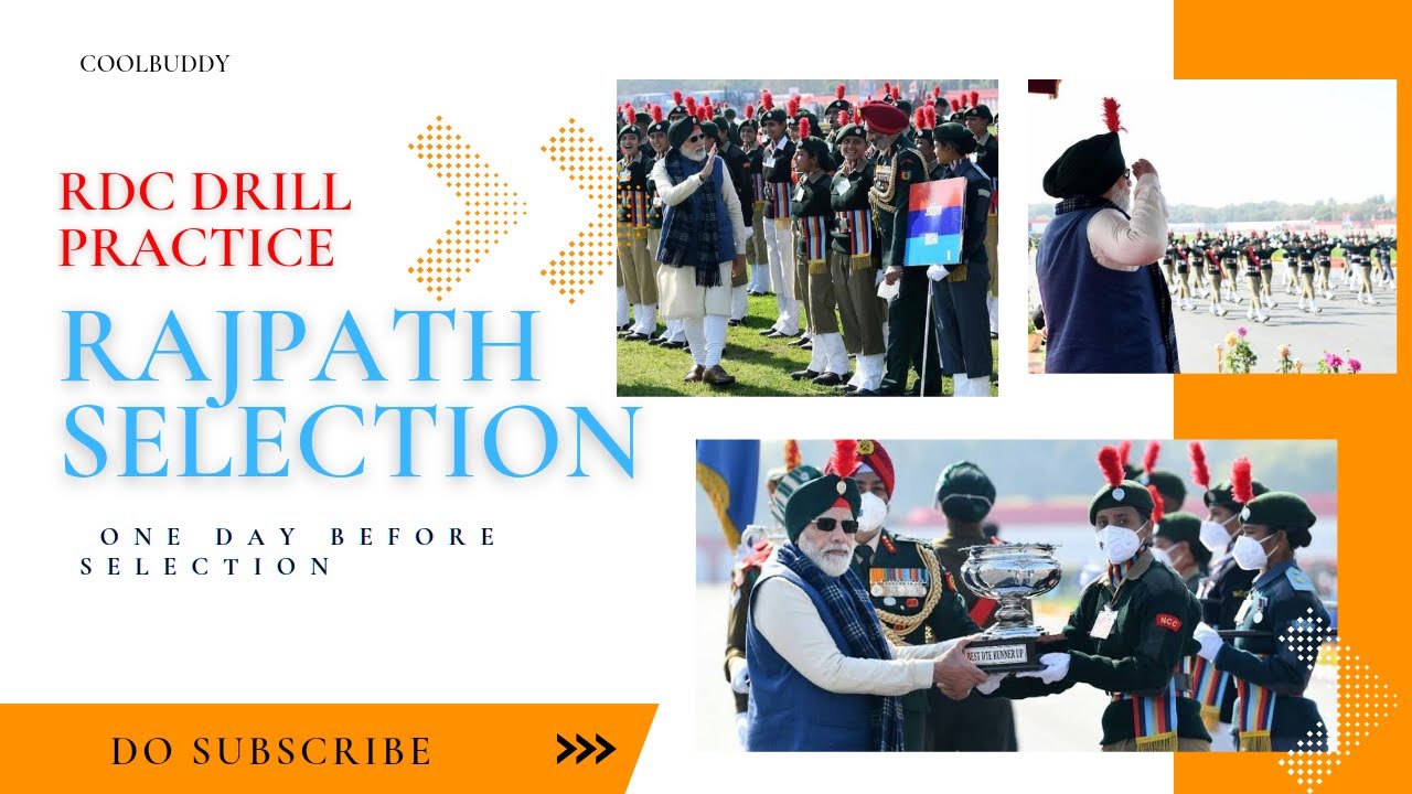 RAJPATH DRILL PRACTICE AT DG NCC YouTube