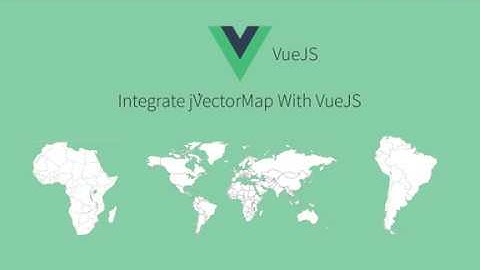 Integrate jVectorMap With VueJS Using VueCli and jQuery in 2 Minutes