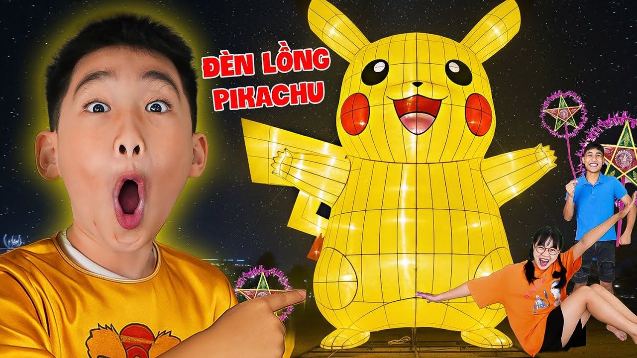 Bắp Sam TV - Làm Đèn Lồng Trung Thu Khổng Lồ Đi Chơi Đêm Với Chị Hà Sam