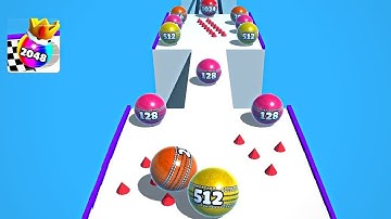 Ball Merge 2048 ! All Levels Gameplay (439-444) android, ios