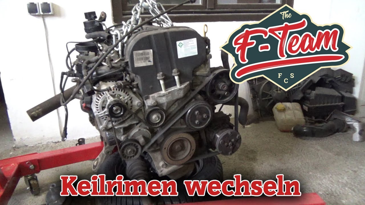 Keilriemen / Flachriemen wechseln / tauschen Ford Focus MK1, Anleitung /  Tutorial