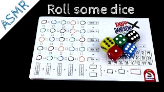 ASMR Solo Board Game Playthrough - KNAPP DANEBEN! (Whispering)