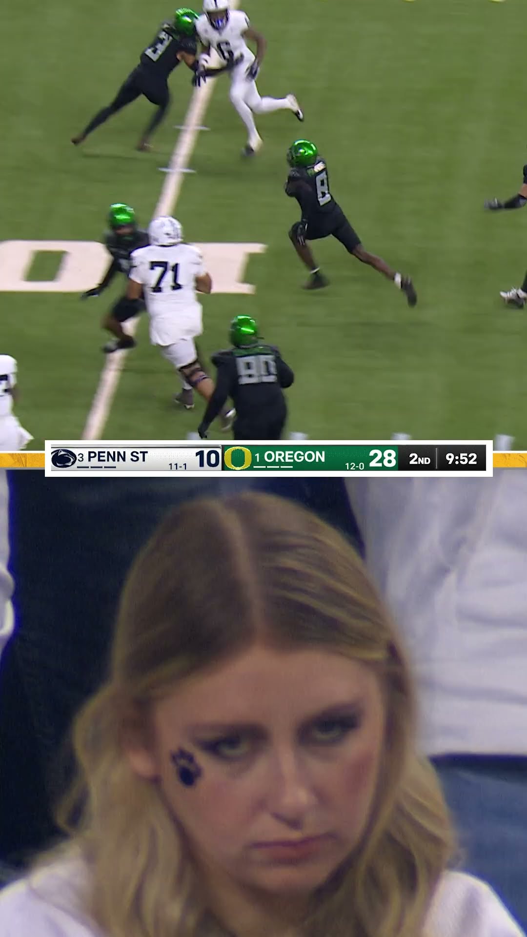 Womp womp ? #Pennstatefootball #oregonfootball #bigtenfootball #Collegefootball