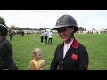 Yasmin Ingham very proud of Goliath du Loir at Burghley