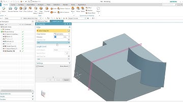 Chamfer command enhancements in NX 1899