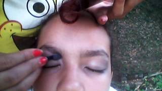 Maquiando A Minha Irmã Cacheada