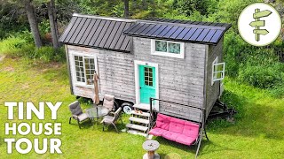 OpenConcept Minimalist Tiny House Built with Reclaimed Materials