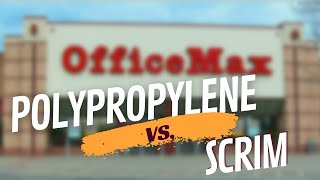 Famous Polypropylene Vs. Scrim Wealth