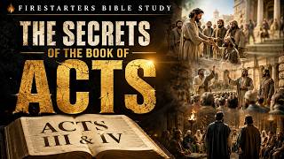 Unlocking The Book Of Acts Bible Study! Chapter 3 And 4