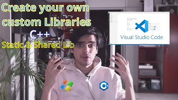 How to Create & Link custom libraries (lib.a & lib.so) in C++