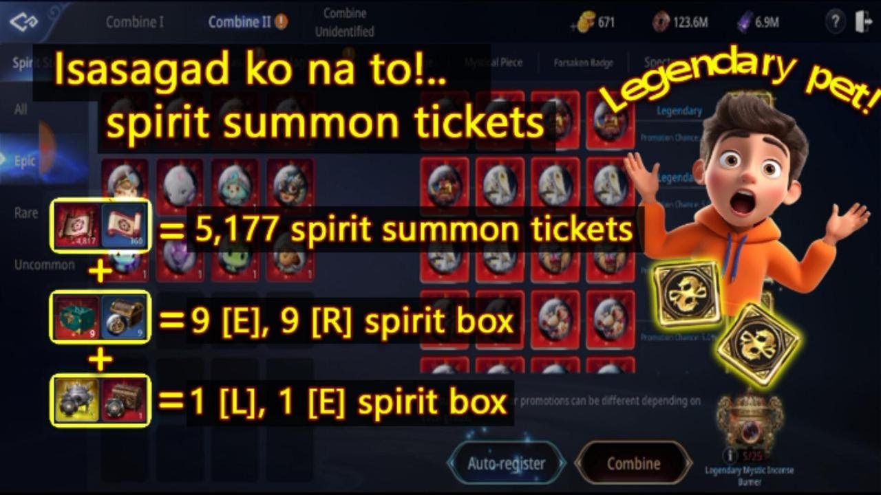 Isasagad ko na to!... 5,177 summon tickets + unsealing spirit boxes Mir4