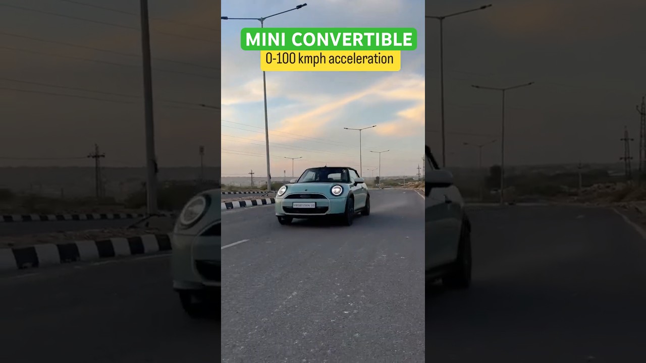 MINI Convertible: 0-100 km/h in 6.9 Seconds – Speed Test & Performance Review