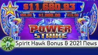 ⭐️ New - Power Strike Spirit Hawk slot machine bonus & 2021 News
