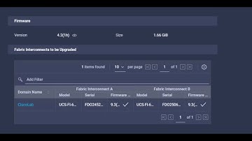 UCS IMM Infrastructure Firmware Upgrade