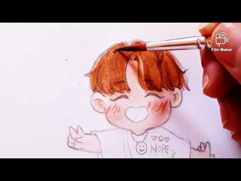 HOW TO DRAW J HOPE رسم جيهوب رسم سهل رسم ولد كيوت رسم جيهوب كيوت سهل 