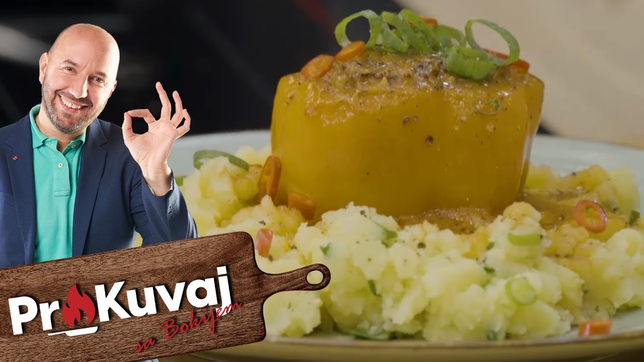 Prokuvaj sa Bokijem - Domaće punjene paprike i kremasti koh