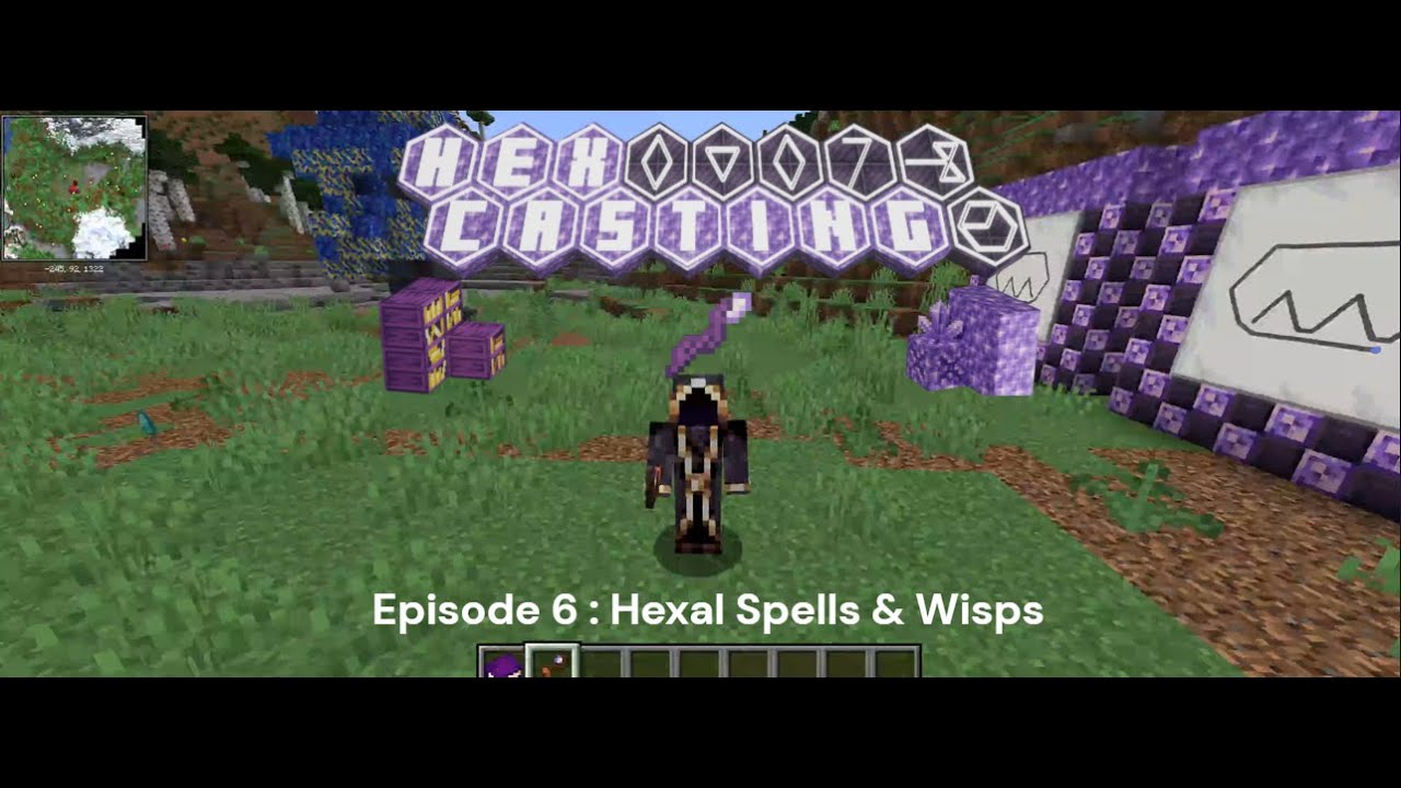 Minecraft Hex Casting Tutorial Episode 6: Hexal Spells & Wisps - YouTube