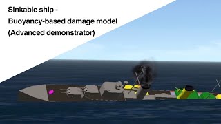 SimplePlanes - Sinkable ship damage model (buoyancy based)