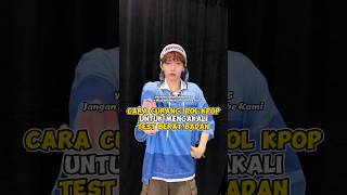 K-pop idol cheating methods to beat weight checks #kpop #shorts