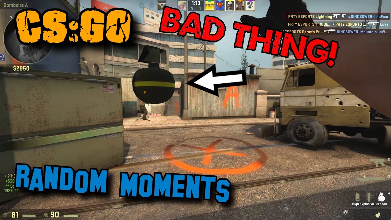 BEST 'NADE EU!!! | Random Moments | CS:GO