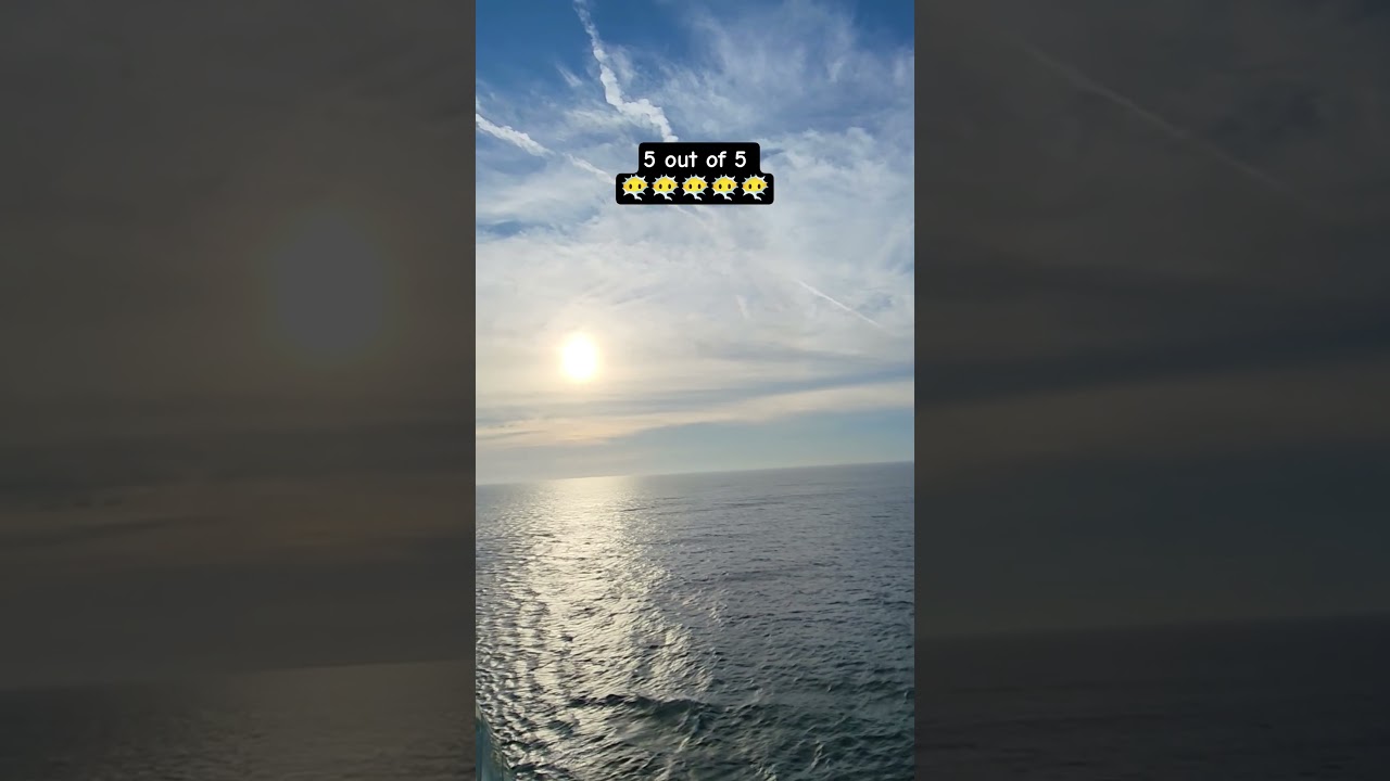 Out on the ocean. #travel #traveling #stonervibe #ocean #sailing #cruiseship #sky #sun #clouds