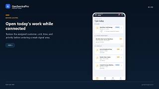 Offline field work and sync | GenServicePro Help